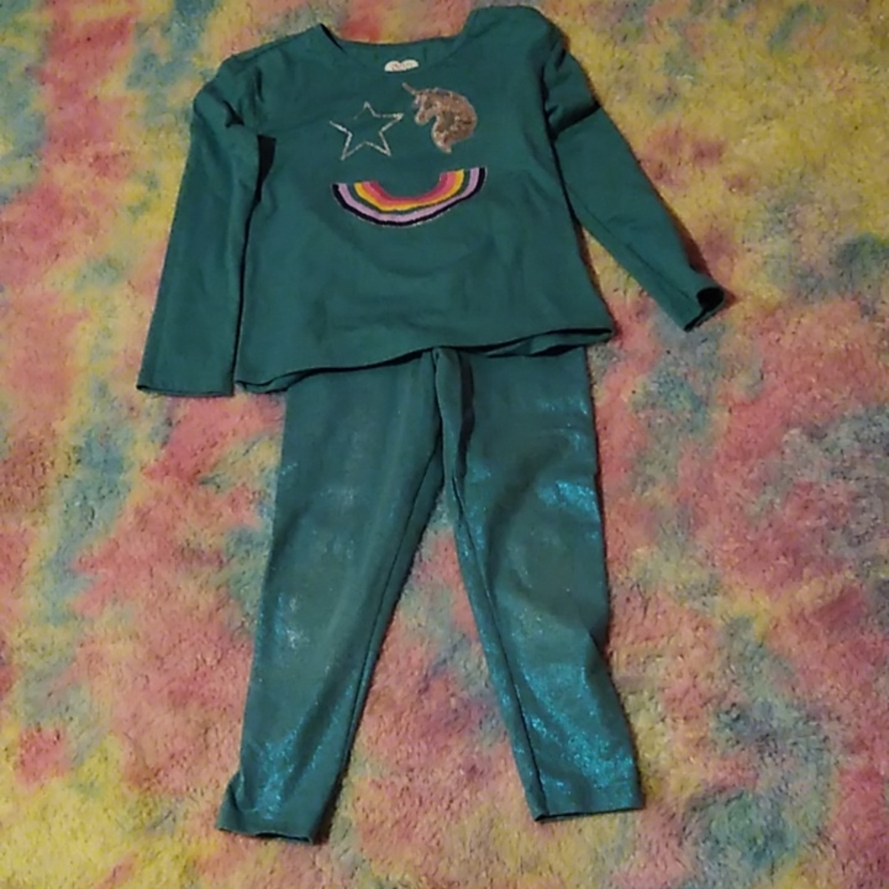 Sparkly unicorn outfit